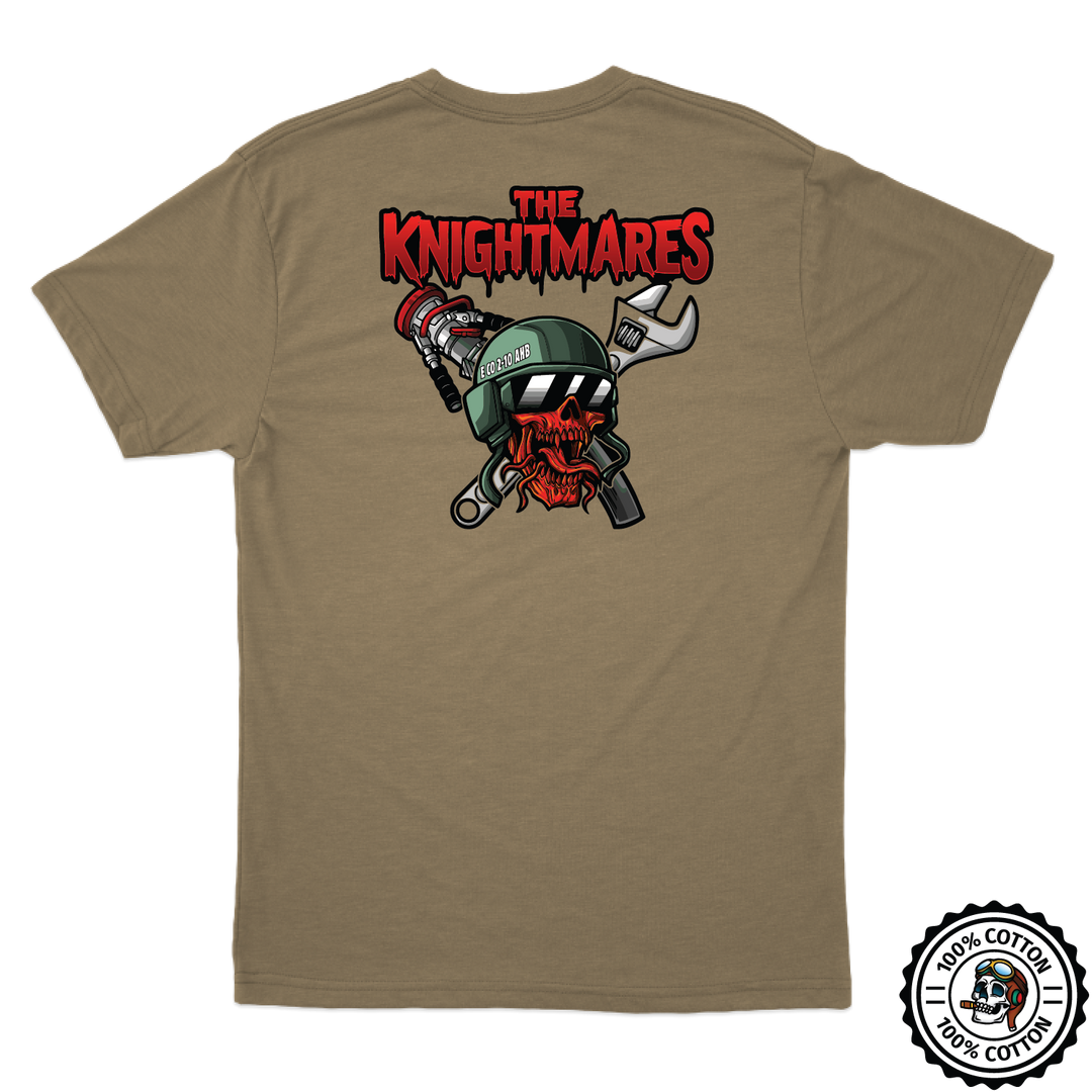 E Co, 2-10 AHB "Knightmares" Tan T-Shirt