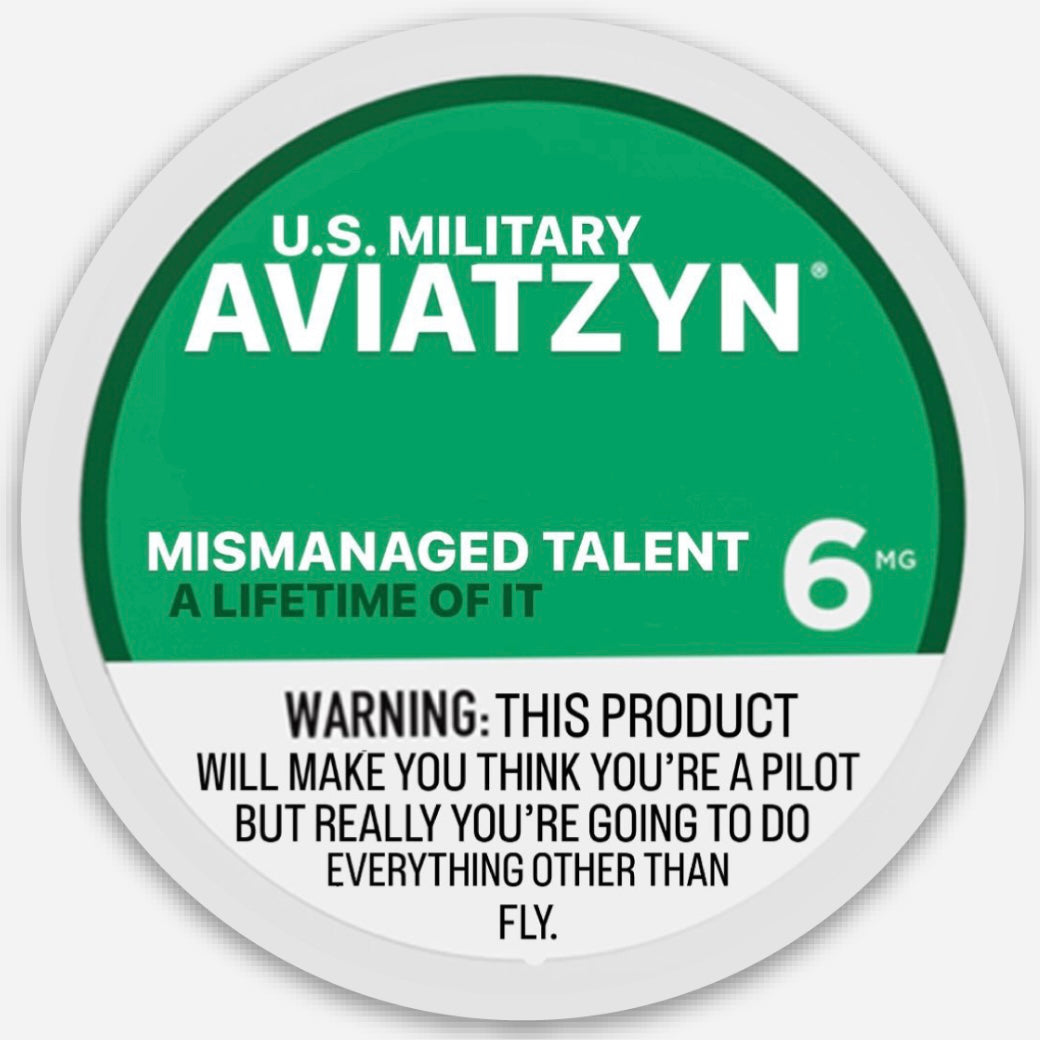 Military Aviatzyn Sticker