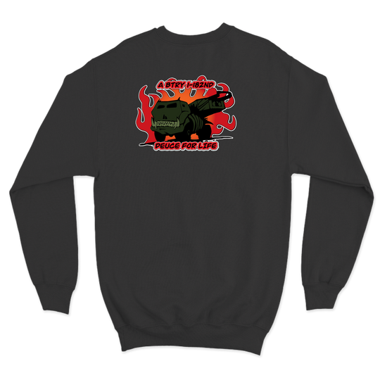 A BTRY, 1-182nd FA "GATORS" DFL Crewneck Sweatshirt