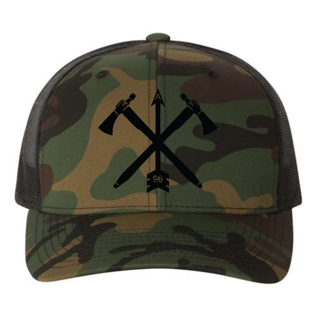 A Co, 96th Civil Affairs Battalion (SO)(A) Embroidered Hats