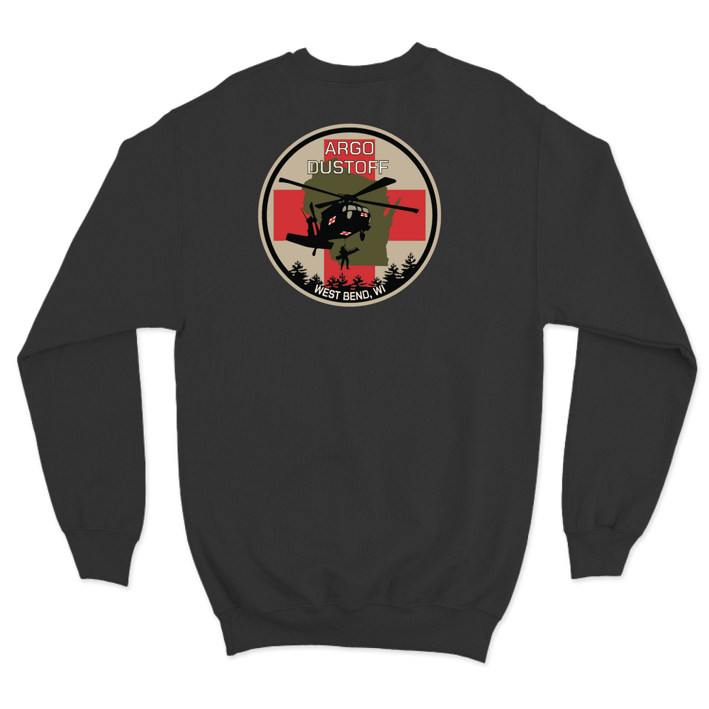 C Co, 1-168 AVN "ARGO Dustoff" V3 Crewneck Sweatshirt