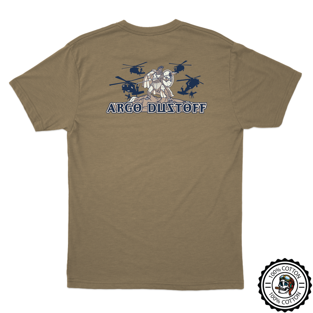 C Co, 1-168 AVN "ARGO Dustoff" Tan 499 T-Shirt