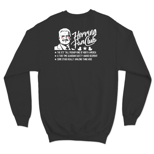Aviation Safety Herring Fan Club Crewneck Sweatshirt