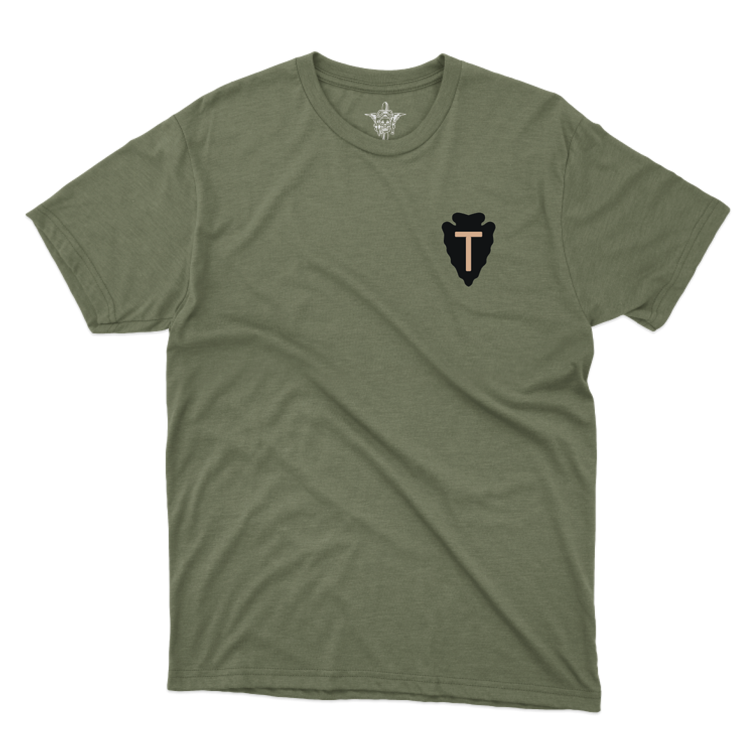 A CO, 372ND_tee_heathermilitarygreen_front.png