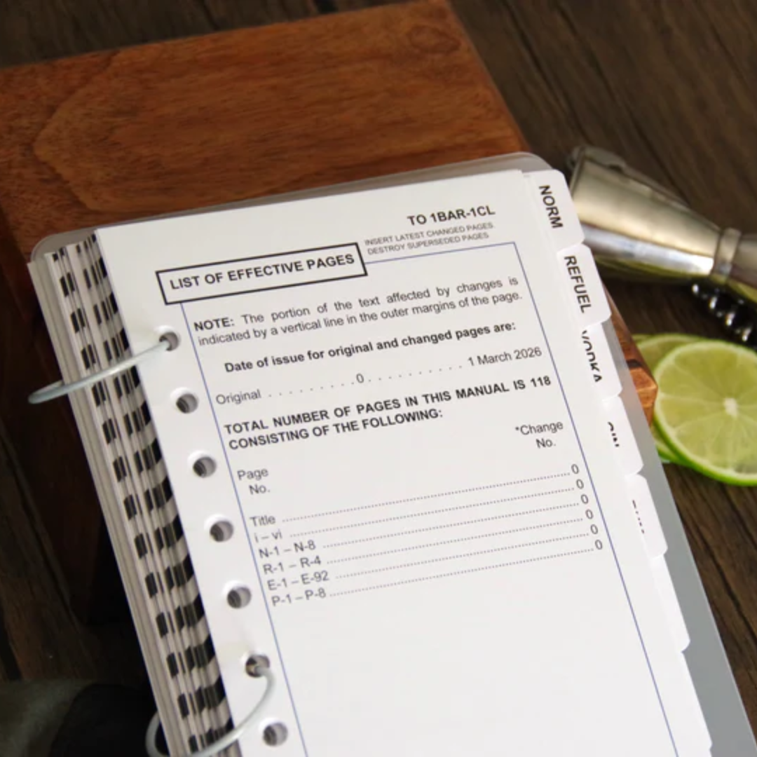 Air Force Cocktail Checklist