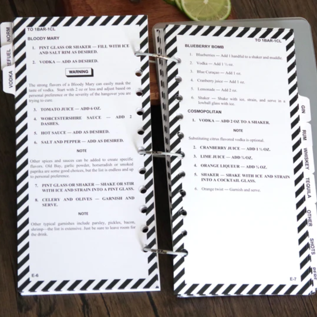 Air Force Cocktail Checklist