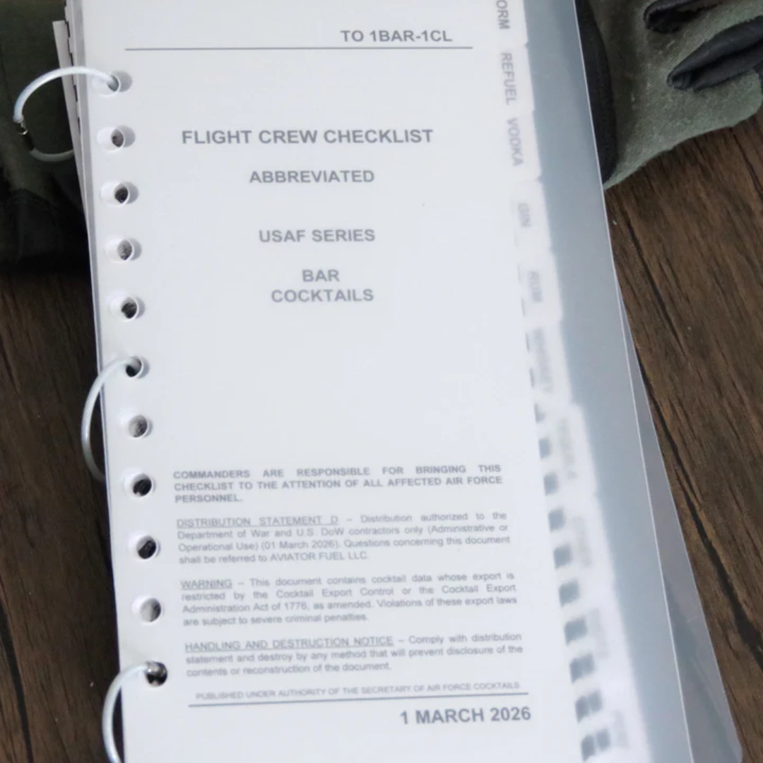 Air Force Cocktail Checklist