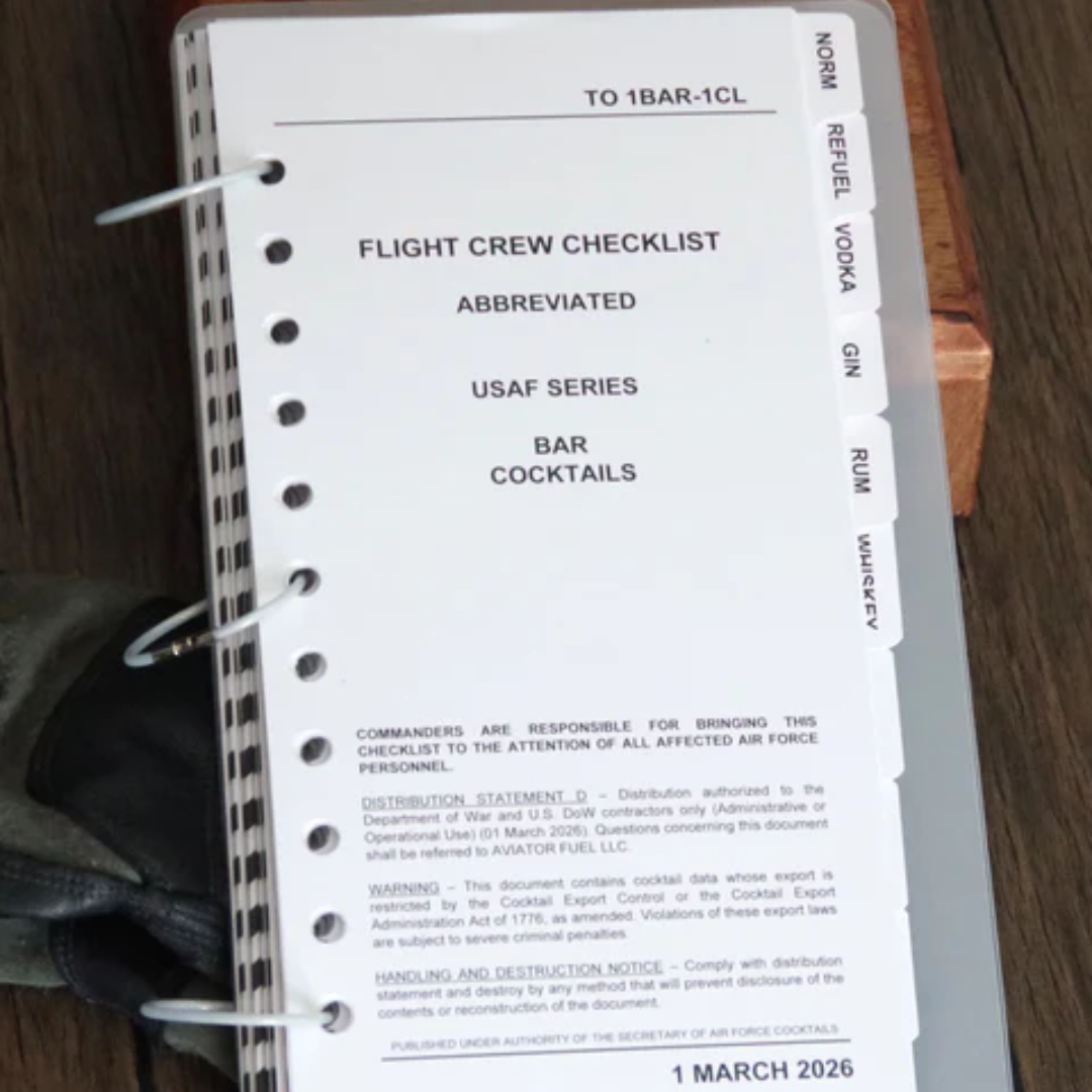 Air Force Cocktail Checklist