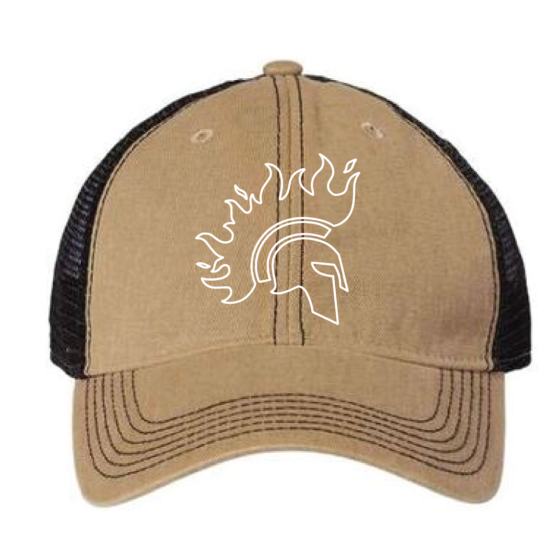 Amphibious Spartan Hollow Embroidered Hats