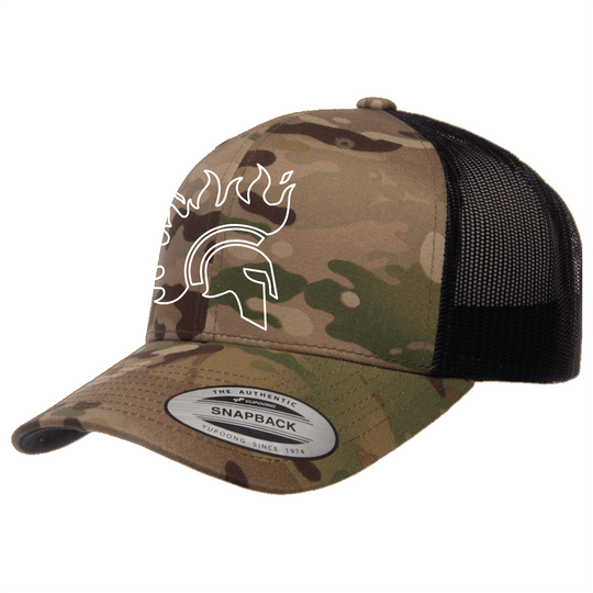 Amphibious Spartan Hollow Embroidered Hats
