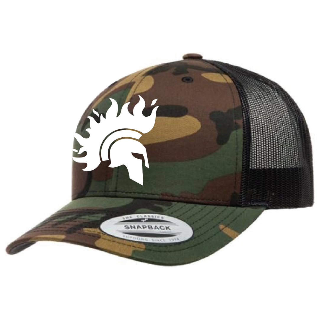 Amphibious Spartan Solid Embroidered Hats