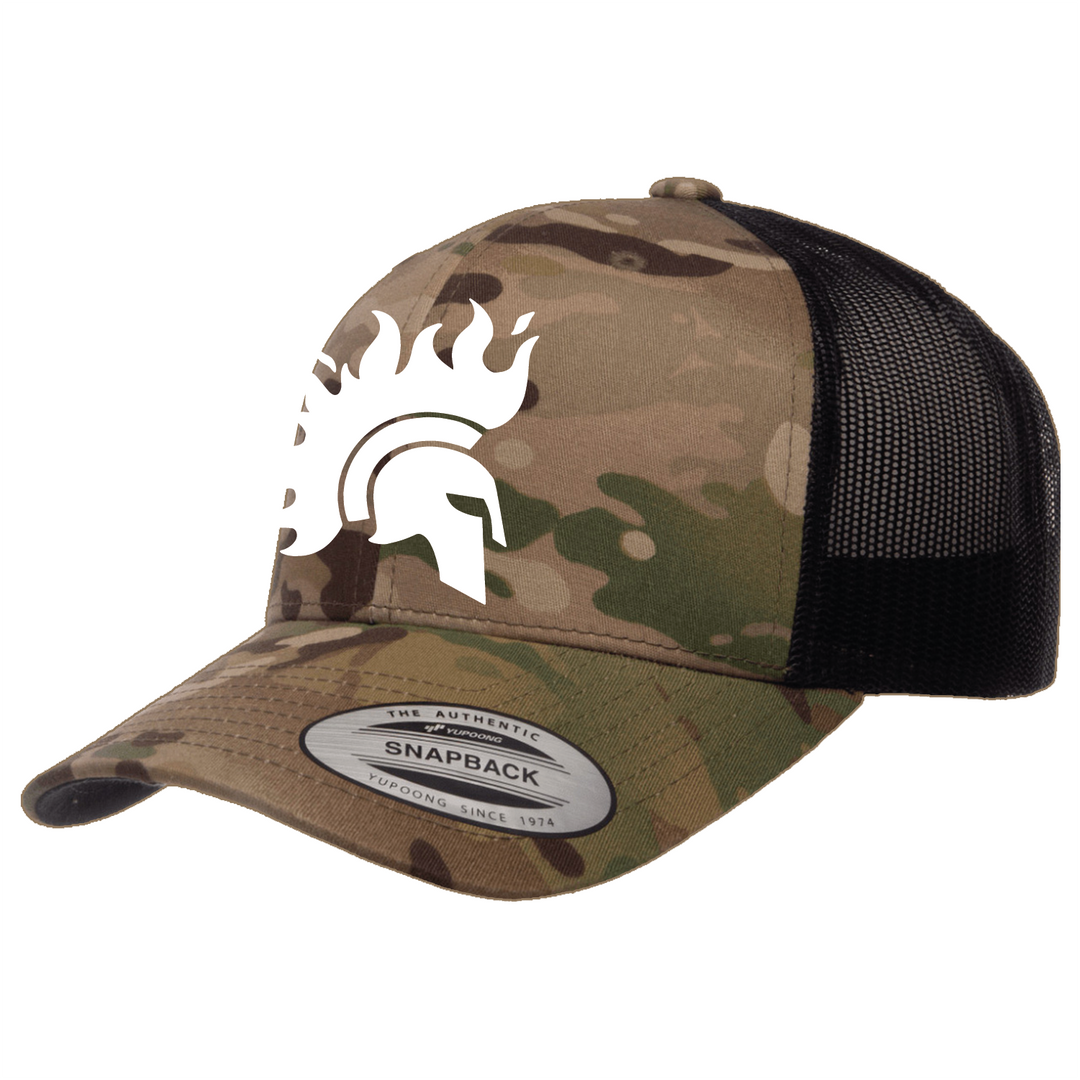 Amphibious Spartan Solid Embroidered Hats