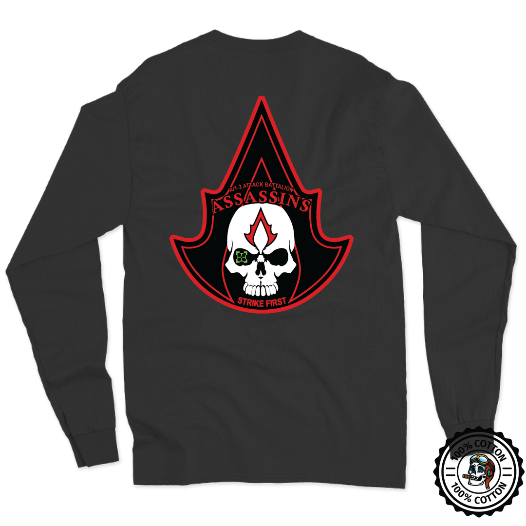 A Co, 1-3 AB "Assassins" V2 Long Sleeve T-Shirt