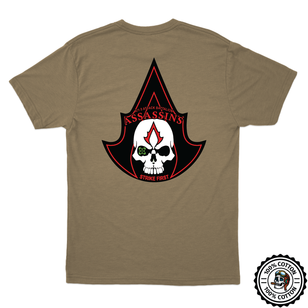 A Co, 1-3 AB "Assassins" V2 Tan 499 T-Shirt