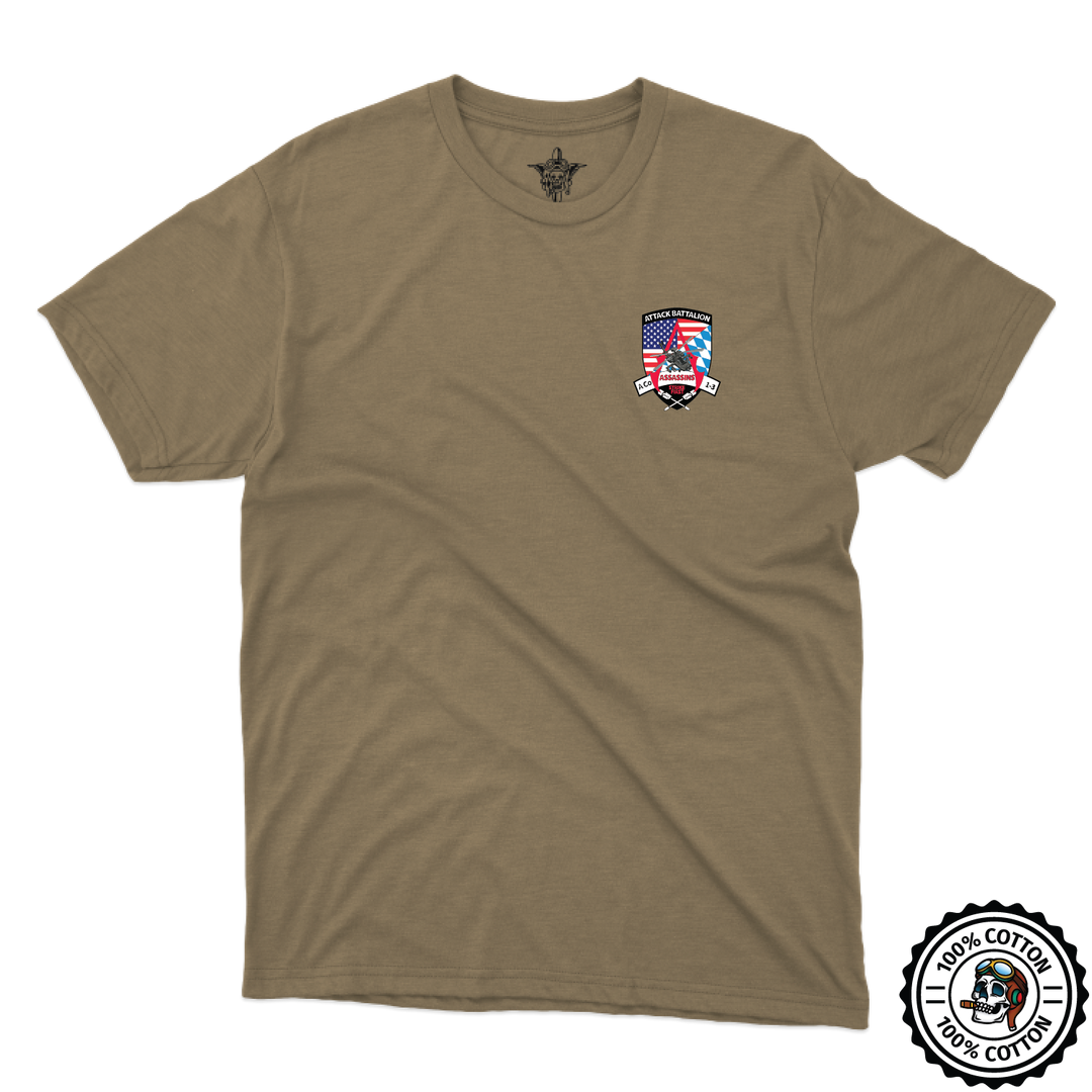 A Co, 1-3 AB "Assassins" V2 Tan 499 T-Shirt