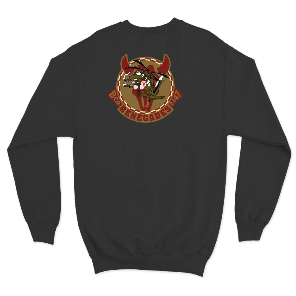 B Co, 2-147 AHB Renegade 2025 Crewneck Sweatshirt