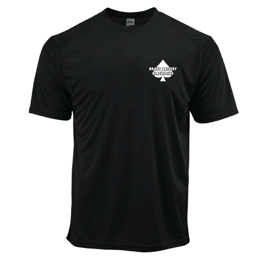 B Battery, 1-22 FA "Blackjacks"  Performance Tee