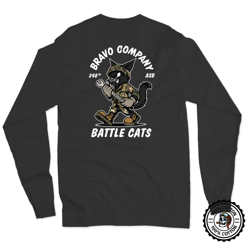 B Co, 248th ASB "Battle Cats" Long Sleeve T-Shirt