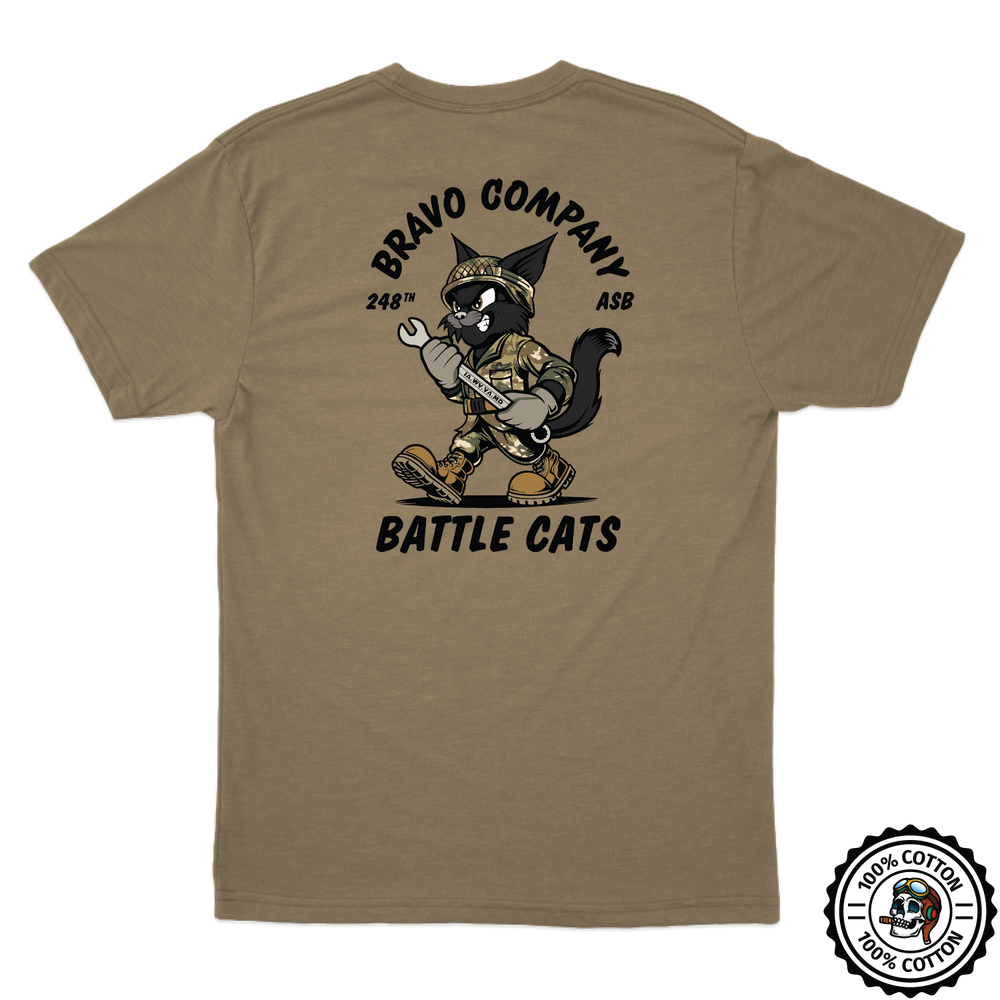B Co, 248th ASB "Battle Cats" Tan T-Shirt
