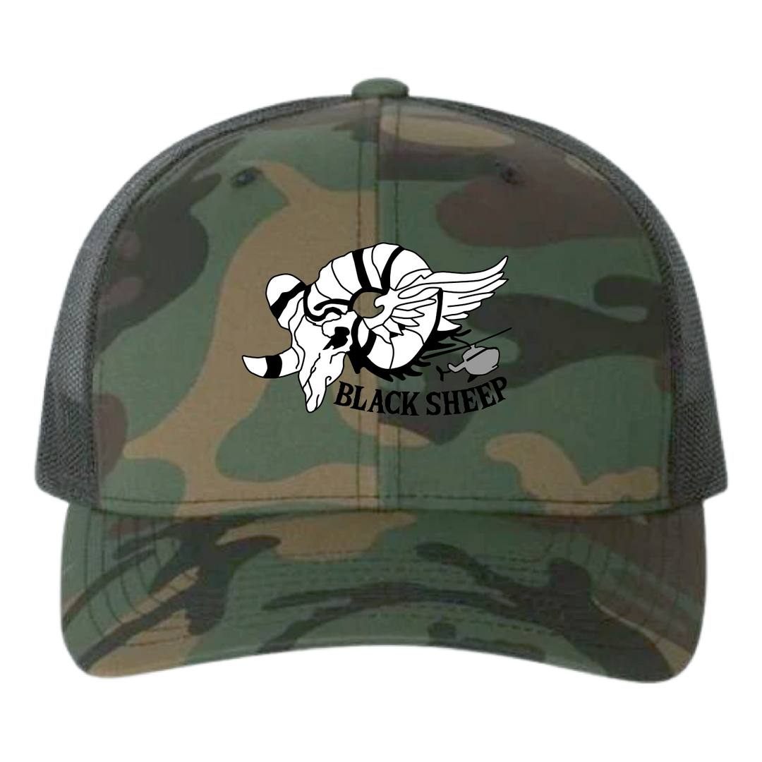 Det 1, B Co, 1-112 S&S "Black Sheep" Embroidered Hats