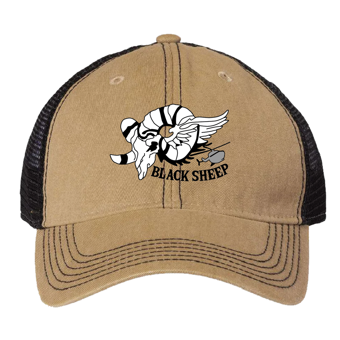 Det 1, B Co, 1-112 S&S "Black Sheep" Embroidered Hats