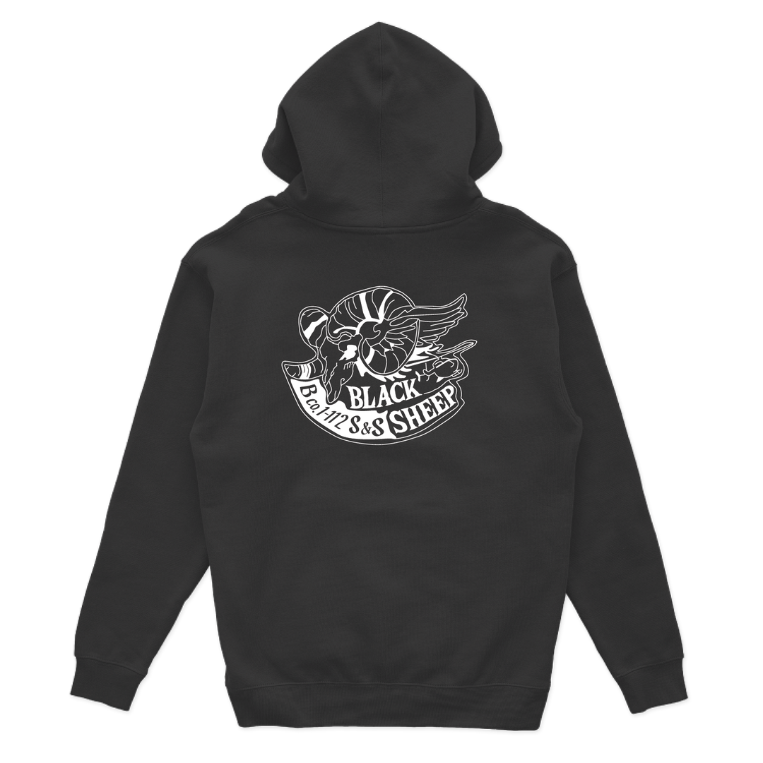 Det 1, B Co, 1-112 S&S "Black Sheep" Hoodies