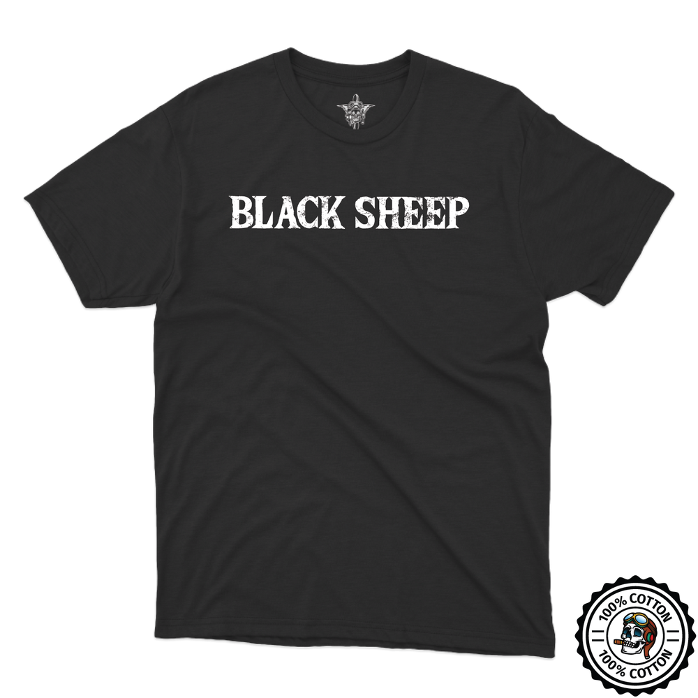 Det 1, B Co, 1-112 S&S "Black Sheep" T-Shirts