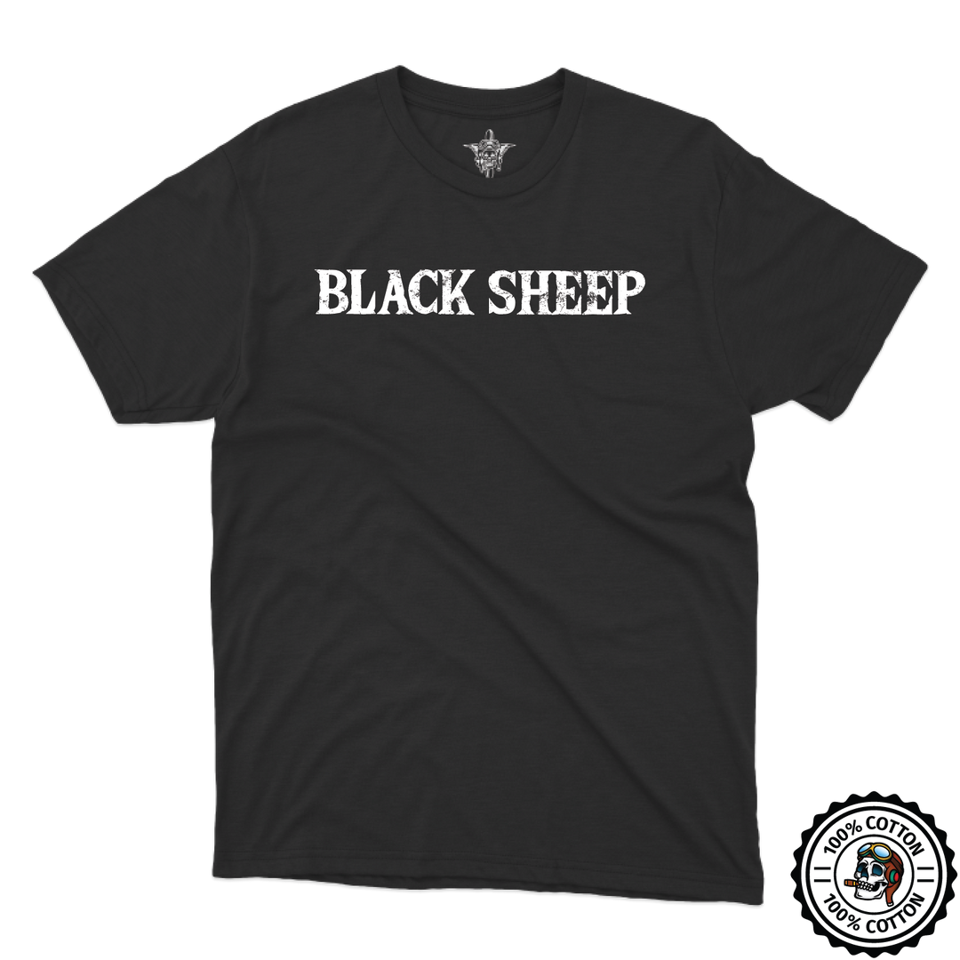 Det 1, B Co, 1-112 S&S "Black Sheep" T-Shirts