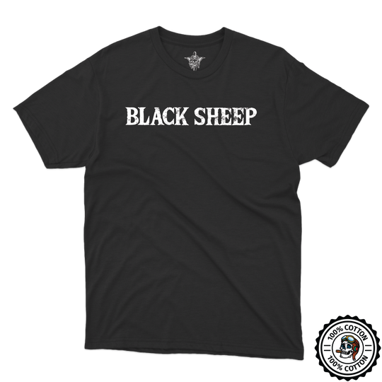Det 1, B Co, 1-112 S&S "Black Sheep" T-Shirts