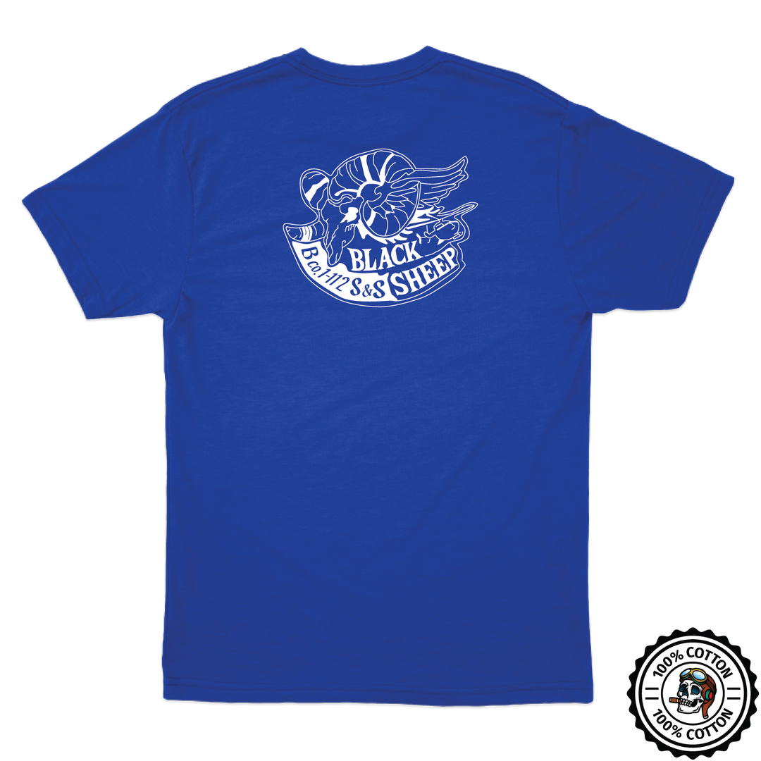 Det 1, B Co, 1-112 S&S "Black Sheep" T-Shirts