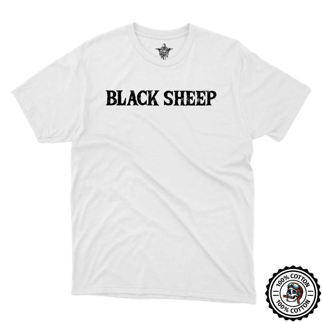 Det 1, B Co, 1-112 S&S "Black Sheep" T-Shirts