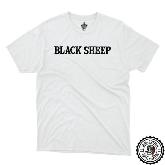 Det 1, B Co, 1-112 S&S "Black Sheep" T-Shirts