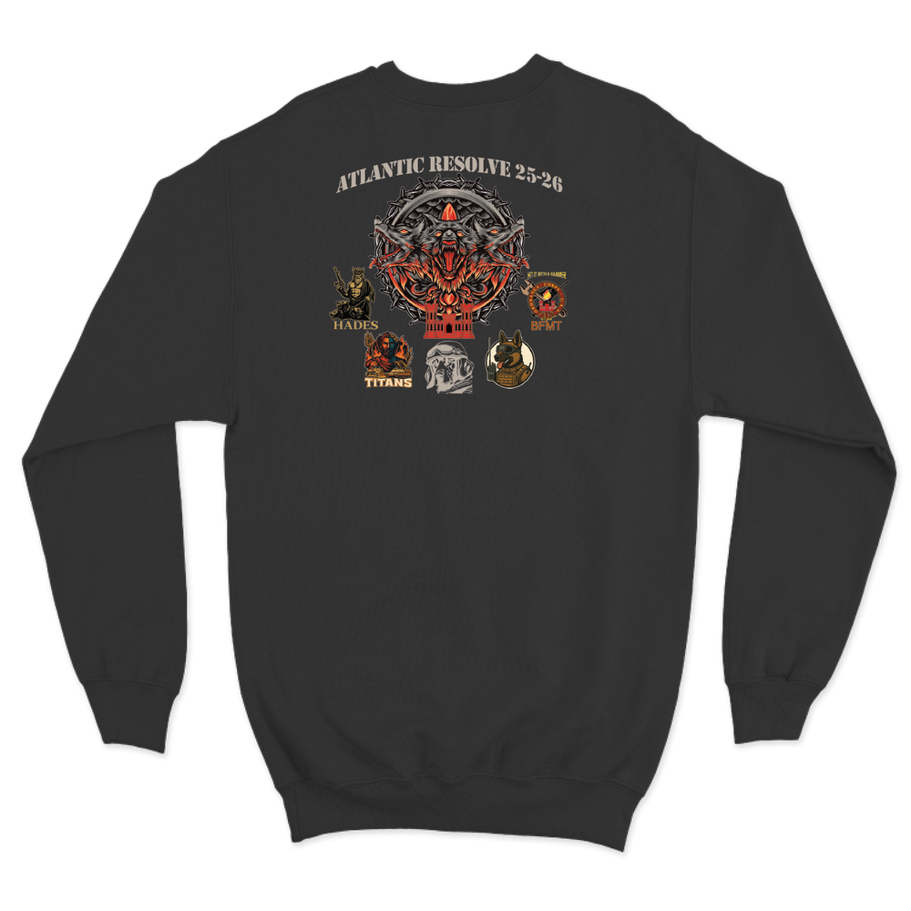 B Co, 1BEB Atlantic Resolve 25-26 Crewneck Sweatshirt