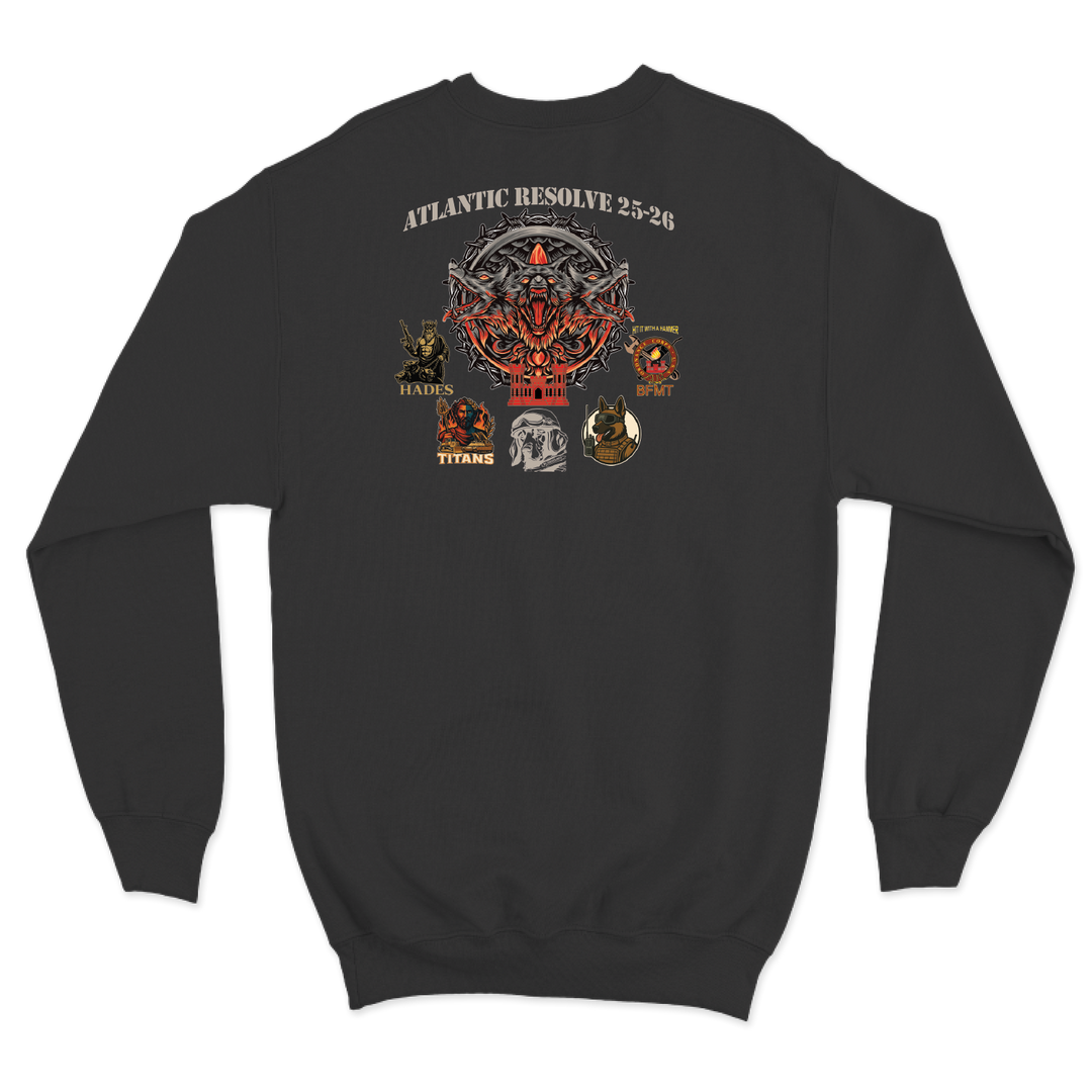 B Co, 1BEB Atlantic Resolve 25-26 Crewneck Sweatshirt