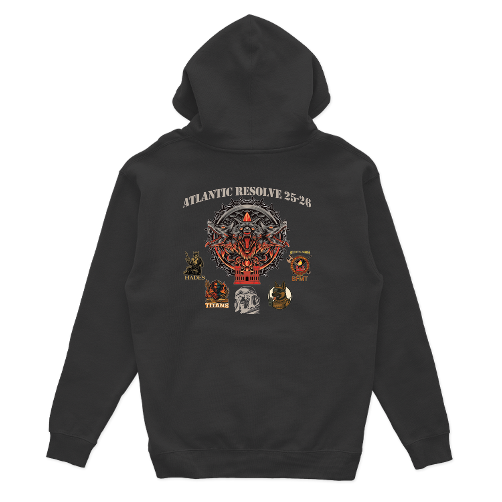 B Co, 1BEB Atlantic Resolve 25-26 Hoodies