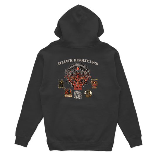 B Co, 1BEB Atlantic Resolve 25-26 Hoodies