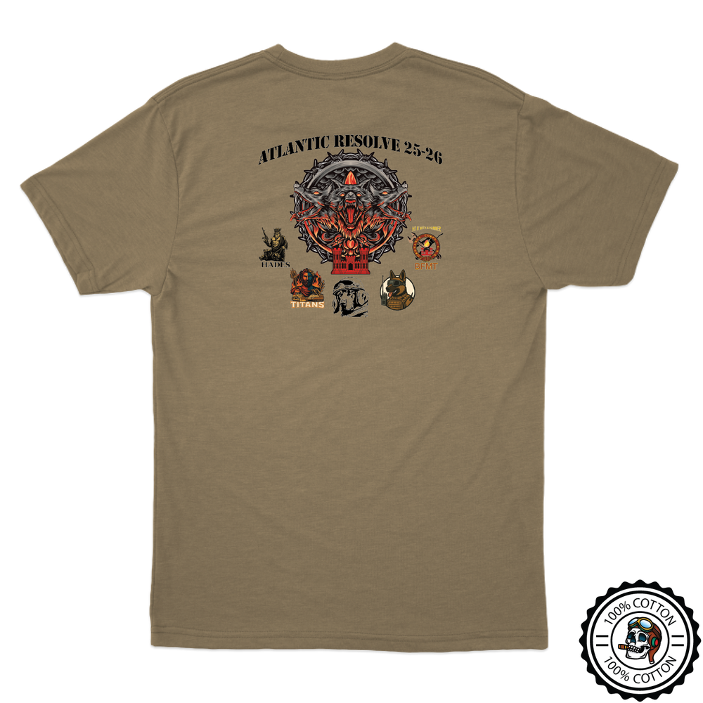 B Co, 1BEB Atlantic Resolve 25-26 Tan T-Shirt