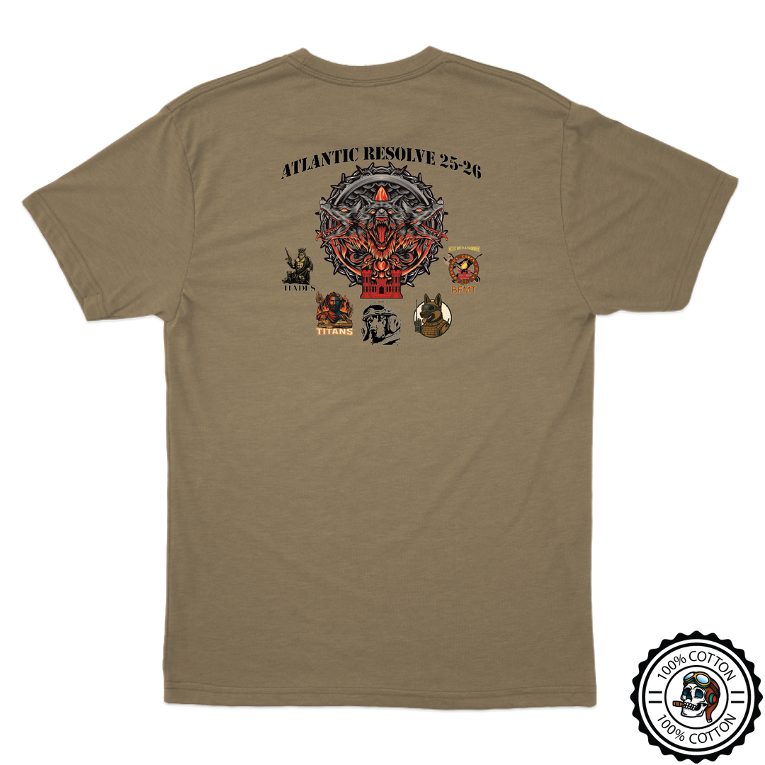B Co, 1BEB Atlantic Resolve 25-26 Tan T-Shirt