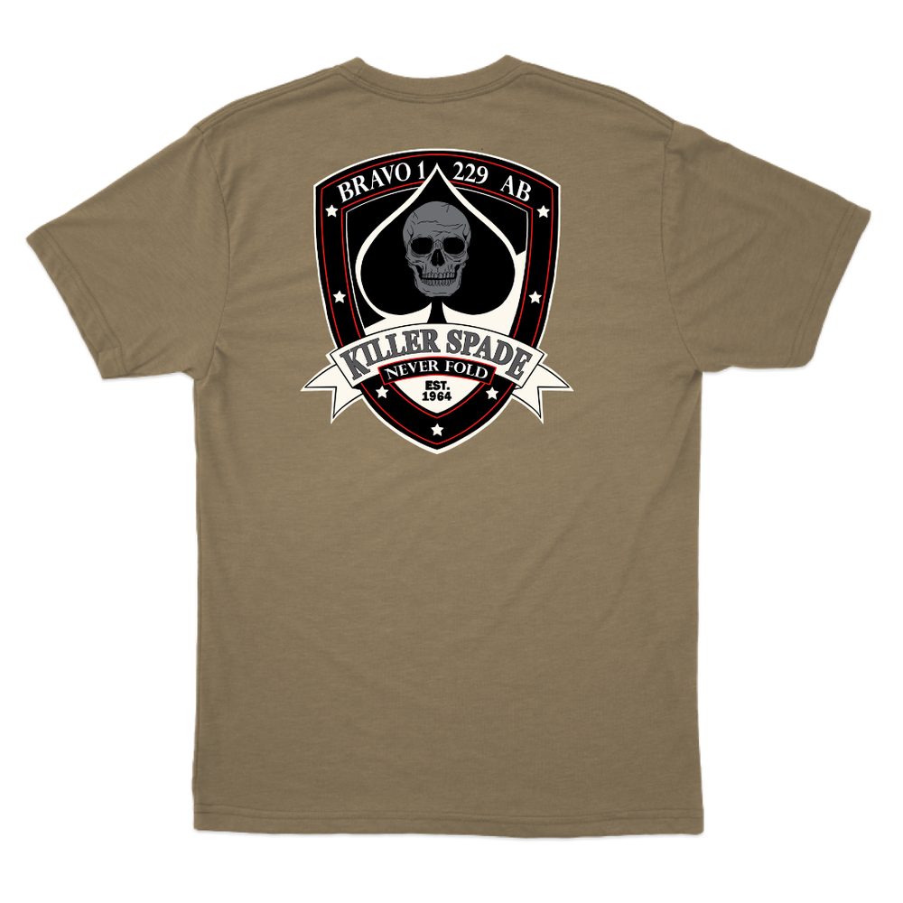 B Co, 1-229 Killer Spades Flight Approved T-Shirt