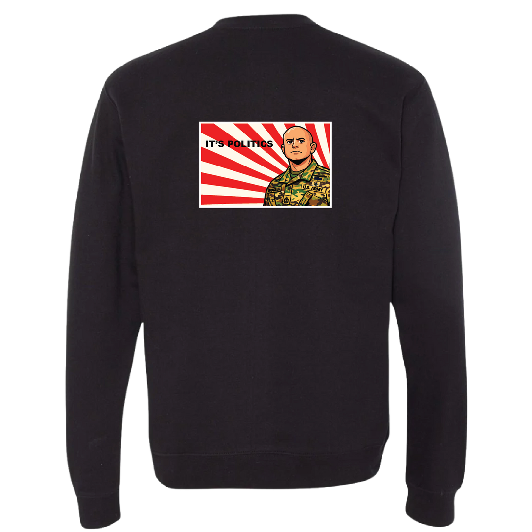 B Co, 2-162 IN Politics Crewneck Sweatshirt