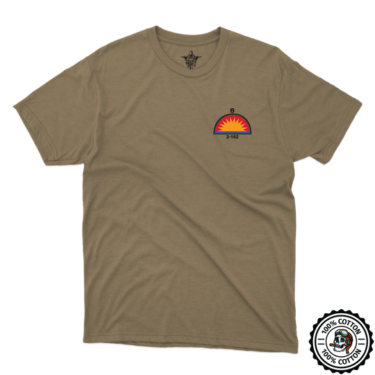 B Co, 2-162 IN Politics Tan T-Shirt
