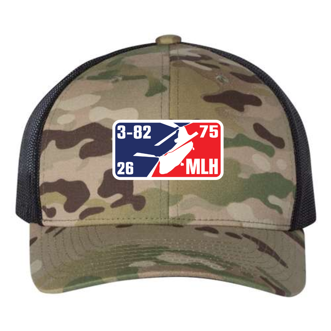 B Co, 3-82 GSAB "Flippers" Embroidered Hats