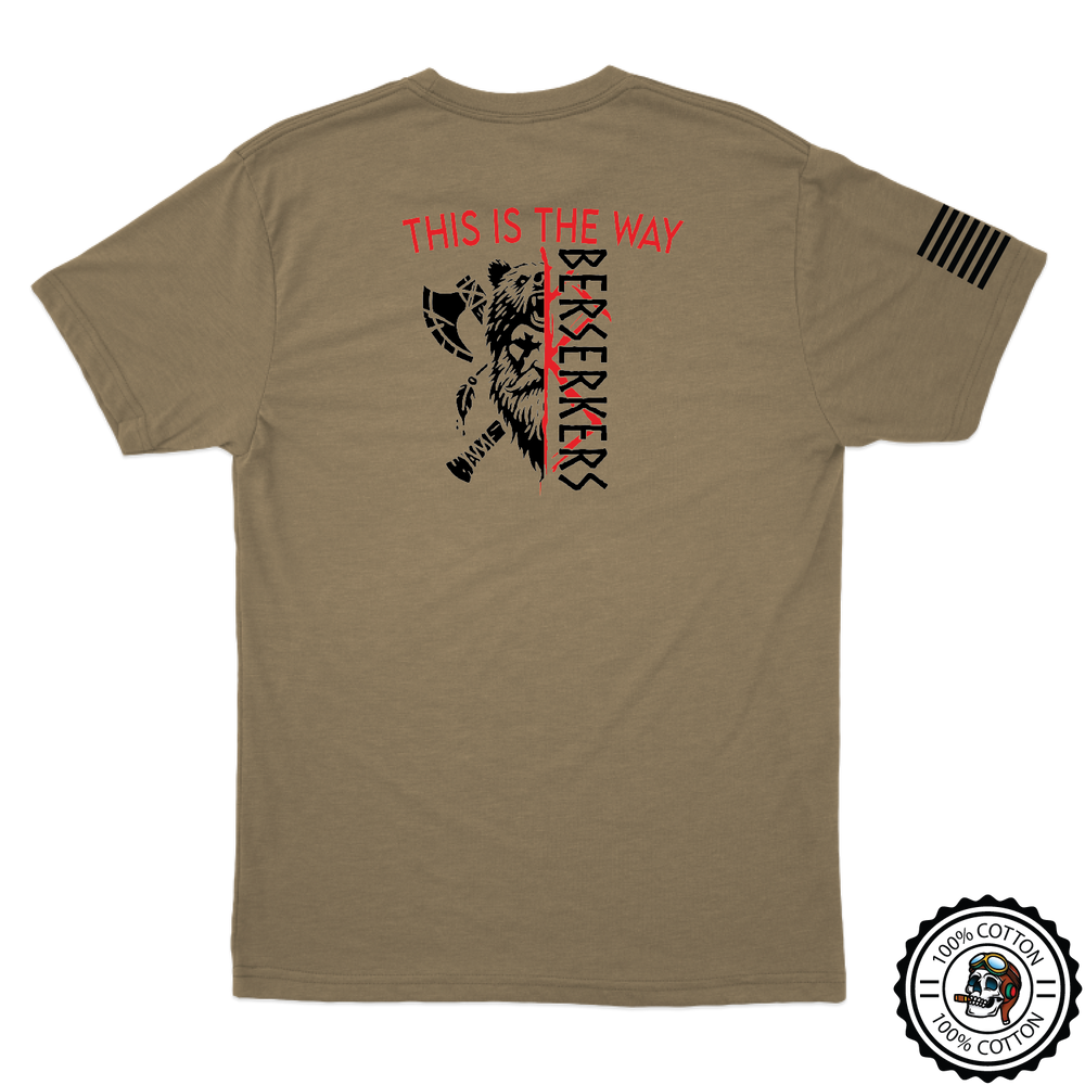 B Co, 898 BEB "Berserkers" Tan 499 T-Shirt