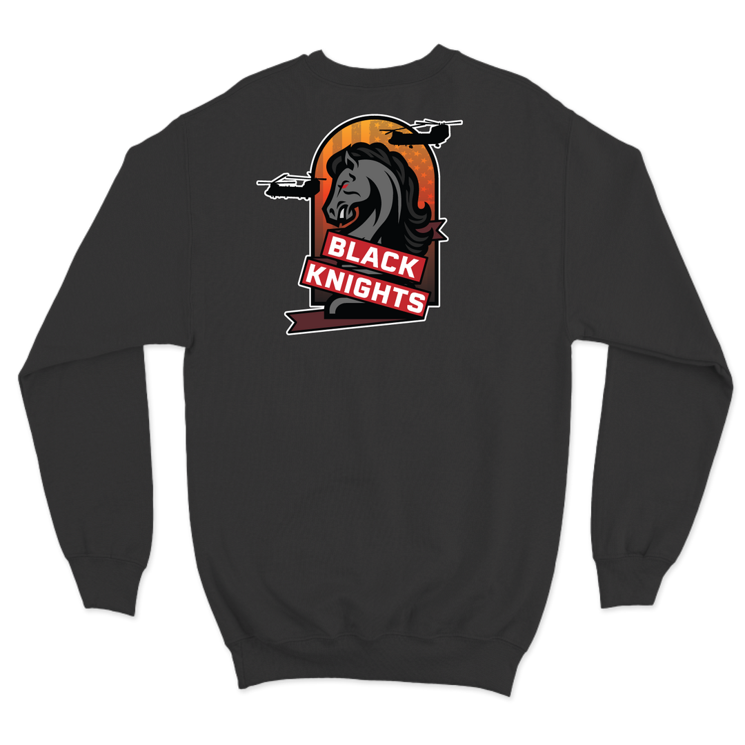 B Co, 2-501 GSAB “Black Knights” Crewneck Sweatshirt