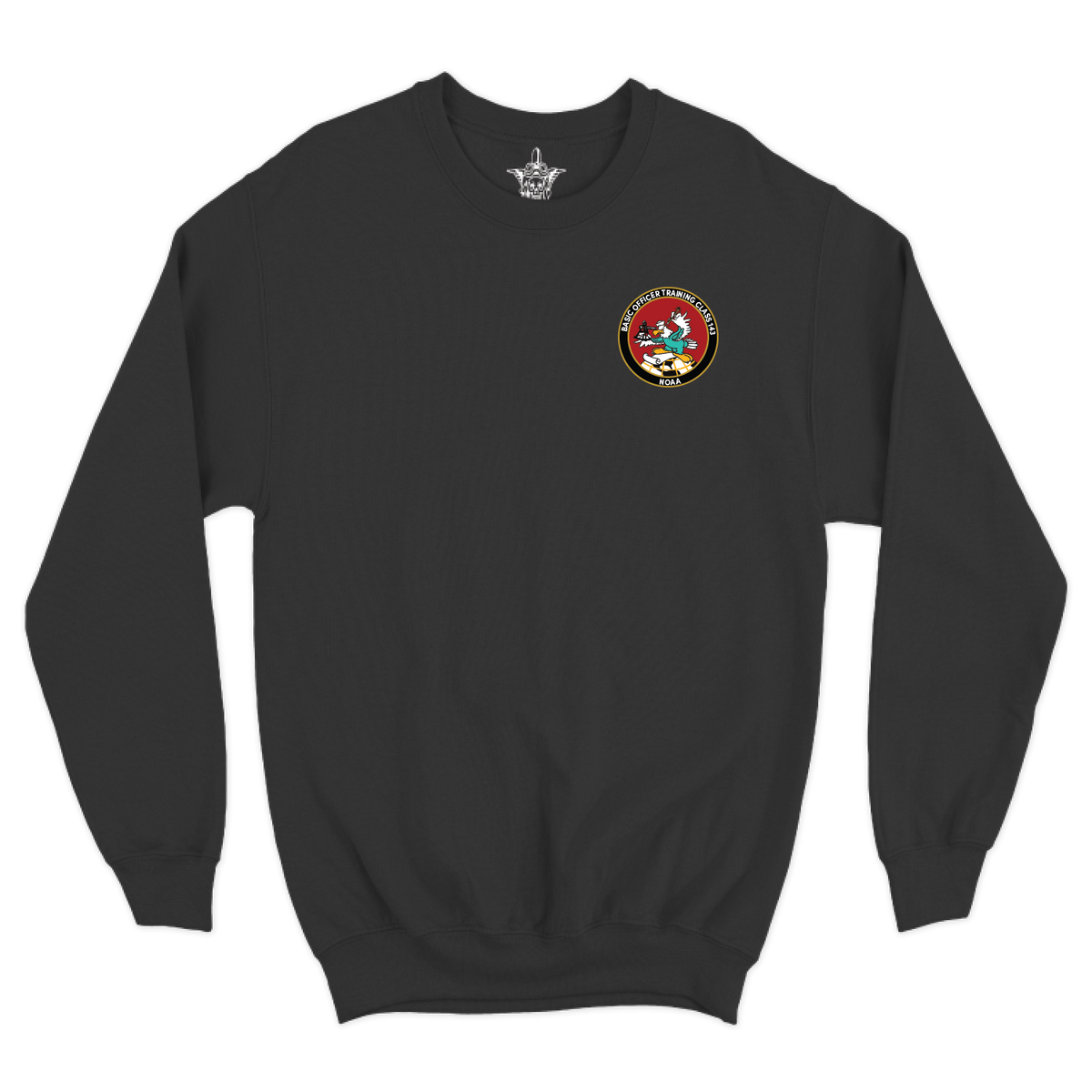 BOTC 143 NOAA Print Apparel Mockups_Black Crewneck Sweatshirt Front.png