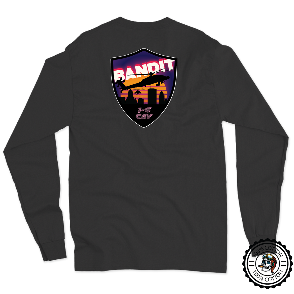 B TRP, 1-6 CAV "Bandit" Long Sleeve T-Shirt