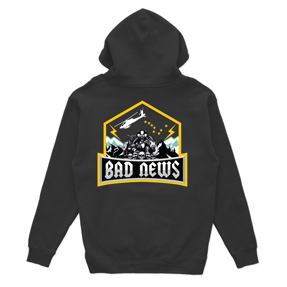 B Co, 1-25 AB “Bad News” V3 Hoodies