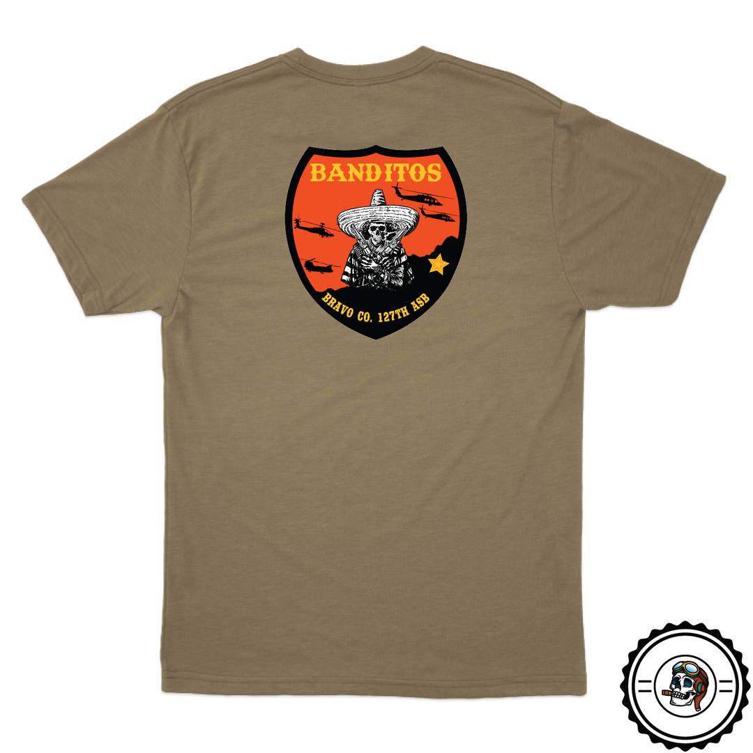 B Co, 127th ASB "Banditos" Tan 499 T-Shirt