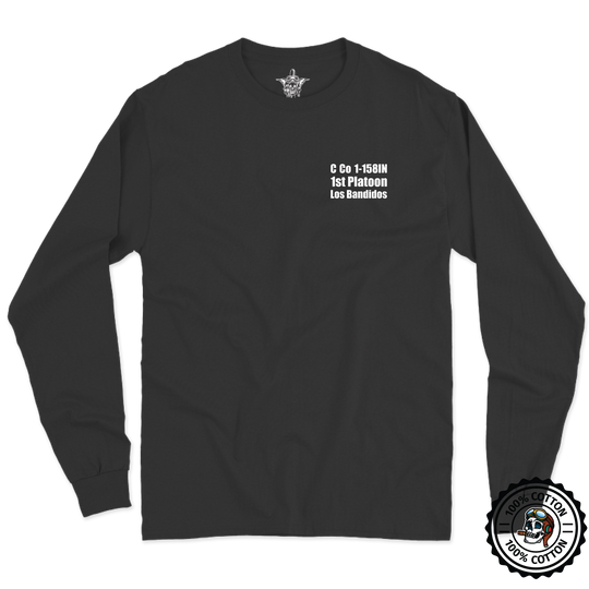 1st PLT, C Co, 1-158 IN "Bandidos" Long Sleeve T-Shirt