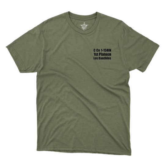1st PLT, C Co, 1-158 IN "Bandidos" T-Shirts